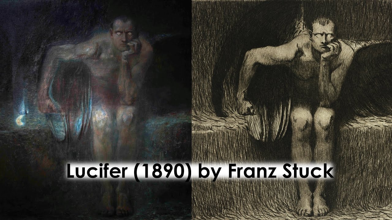 Lucifer (1890) by Franz Stuck