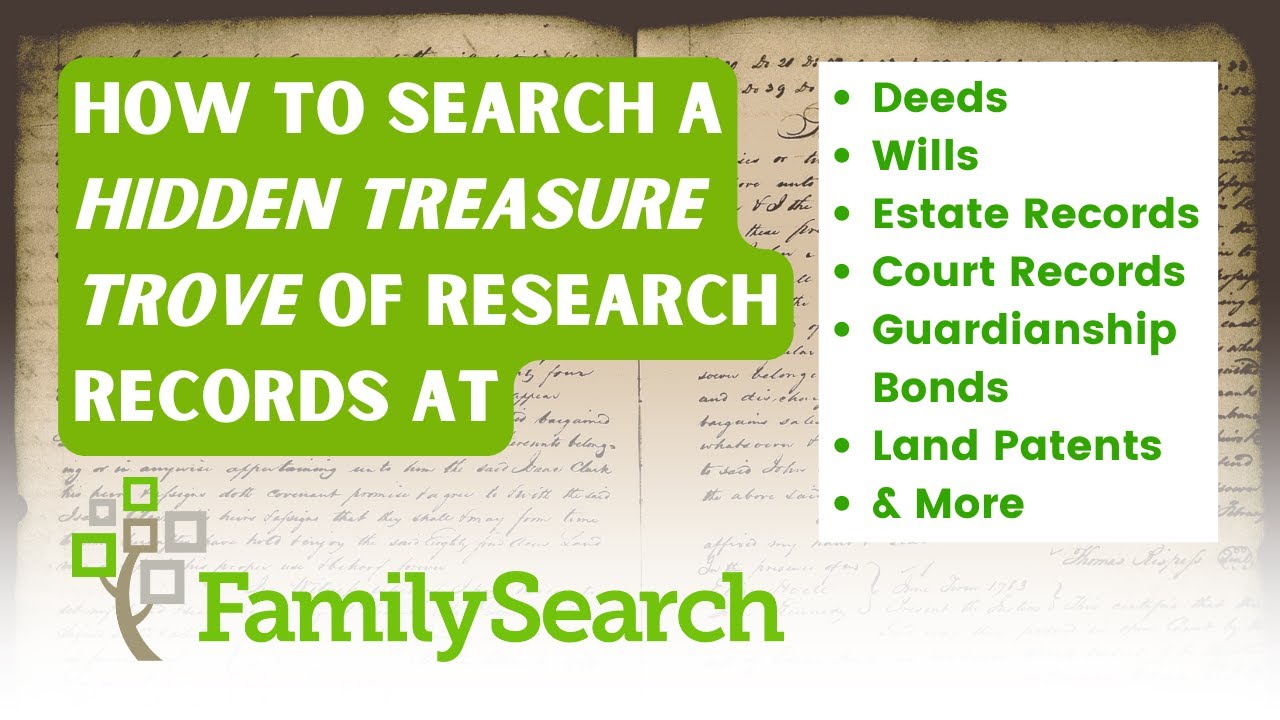 NC GENEALOGY TREASURE TROVE 100% FREE at FamilySearch – Learn to search the UNINDEXED CATALOG