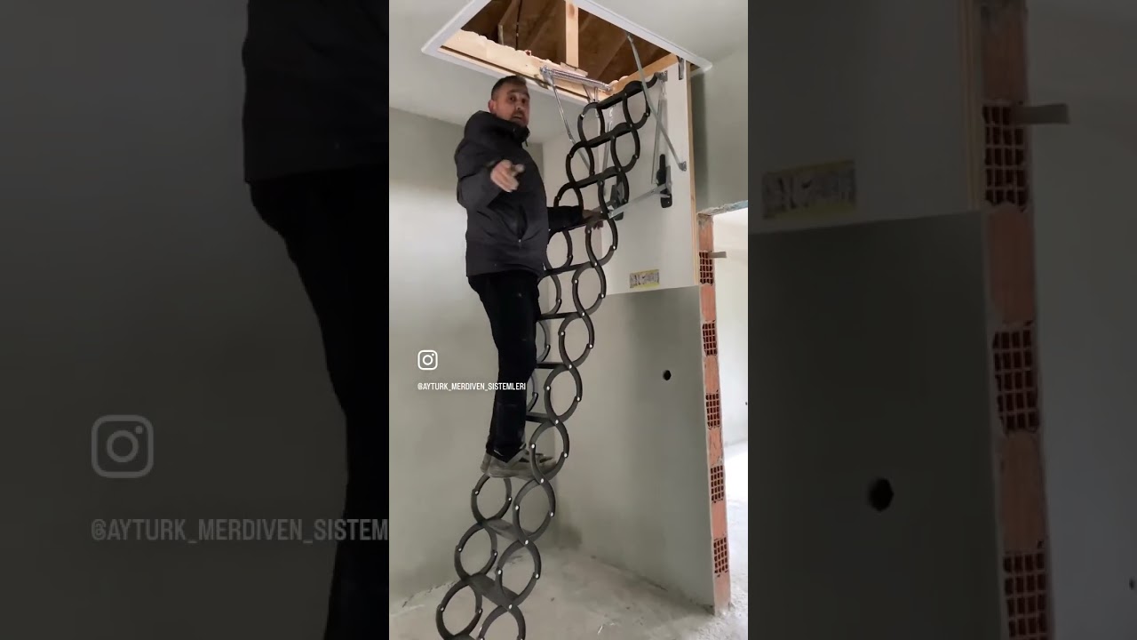 Ost-b Avrupa Çatı merdiveni,Makaslı çatı merdiveni,Akordiyon çatı merdiveni 02163982748