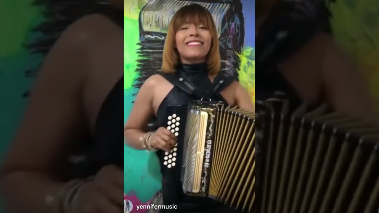 🪗🤯Incre&iacute;ble manera Yenifer Quintero de tocar GUARACHA EN ESPA&Ntilde;A 🇪🇸 &iquest;que te parece?
