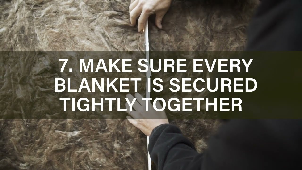 How To Install Condensation Control Blanket On A Wall