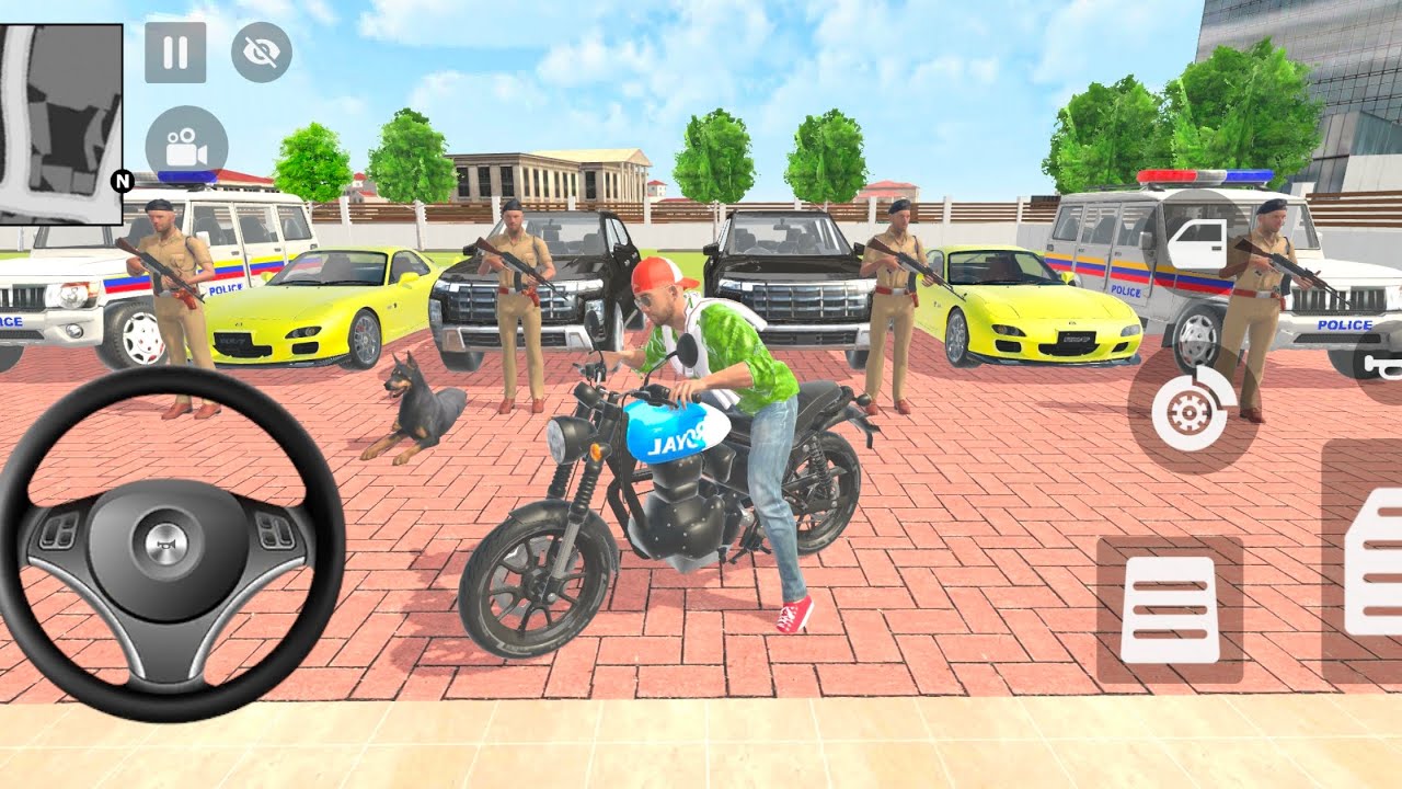 Modified Police Car 🚨 Gangster Life in Indian Streets | Open WorldGame game for android ❤️ 