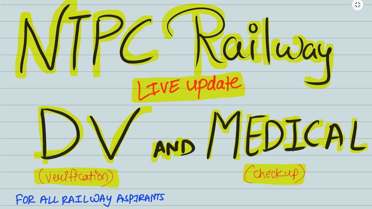 NTPC Document Verification DV & Medical Test 2026 | MY REAL EXPERIENCE AT Railway HQ