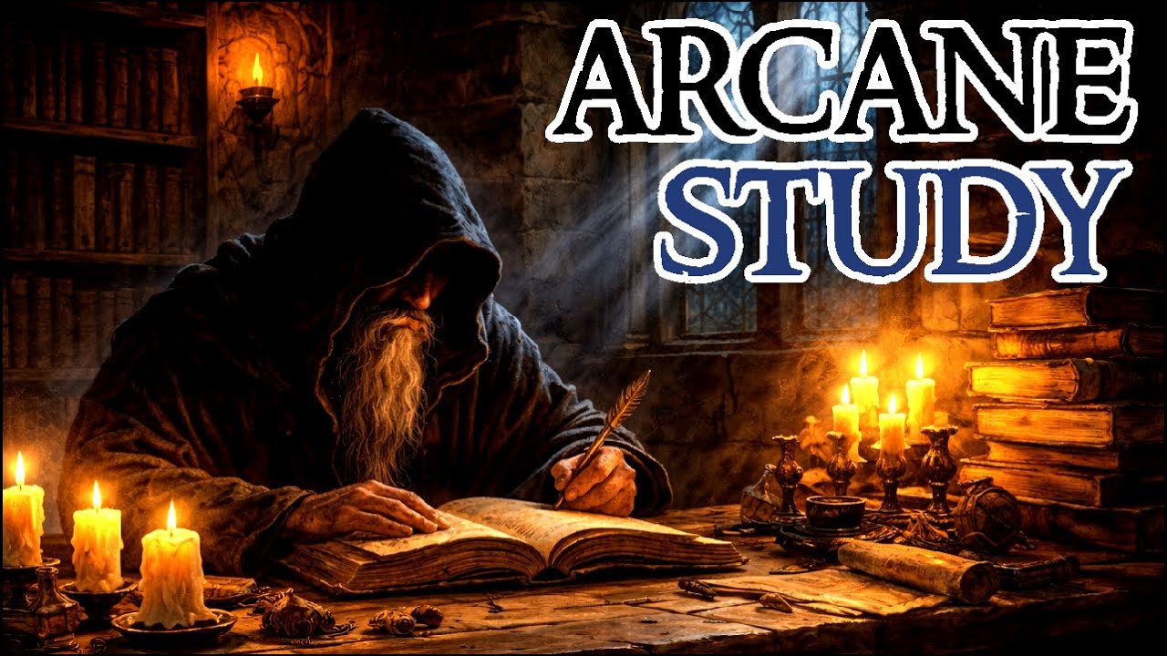 Study Like a Wizard | 2 Hours of Mystical Ambient Music for Focus & Deep Study (No Vocals)