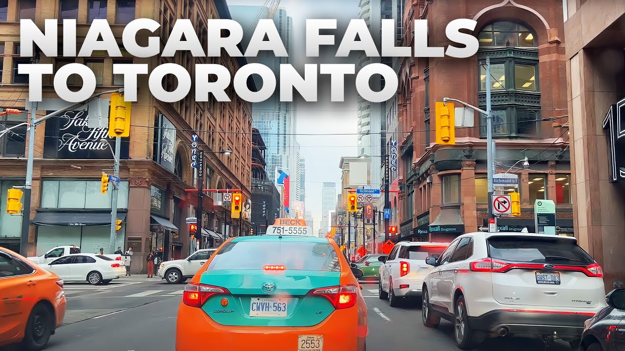 Niagara Falls to Toronto Drive in October 2022