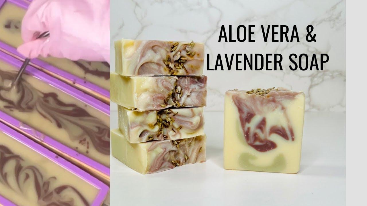 Cold Process Soap Making/Make Aloe Vera & Lavender Soap #handmade #soap