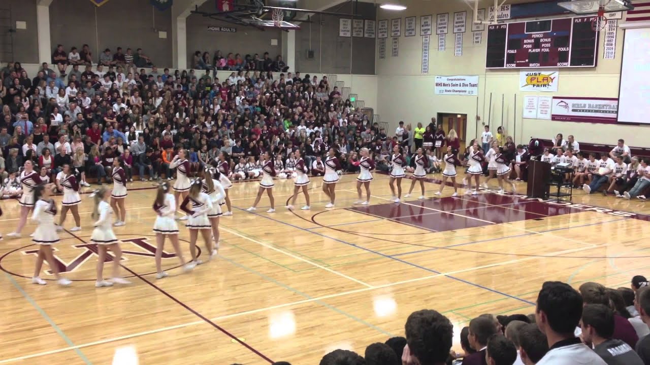 Mercer Island High School Assembly 2013 Drill Cheer