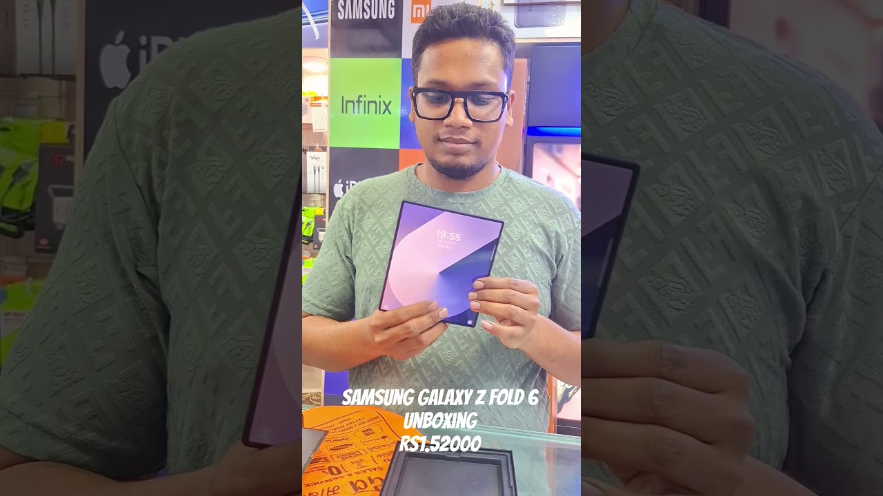 Samsung galaxy z fold 6 unboxing 