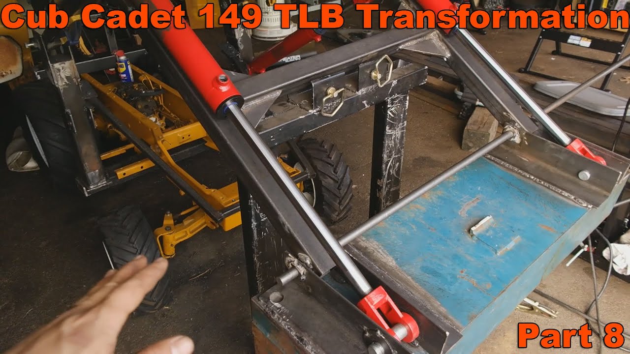 Cub Cadet 149 TLB Transformation Part 8: Loader Bucket Build