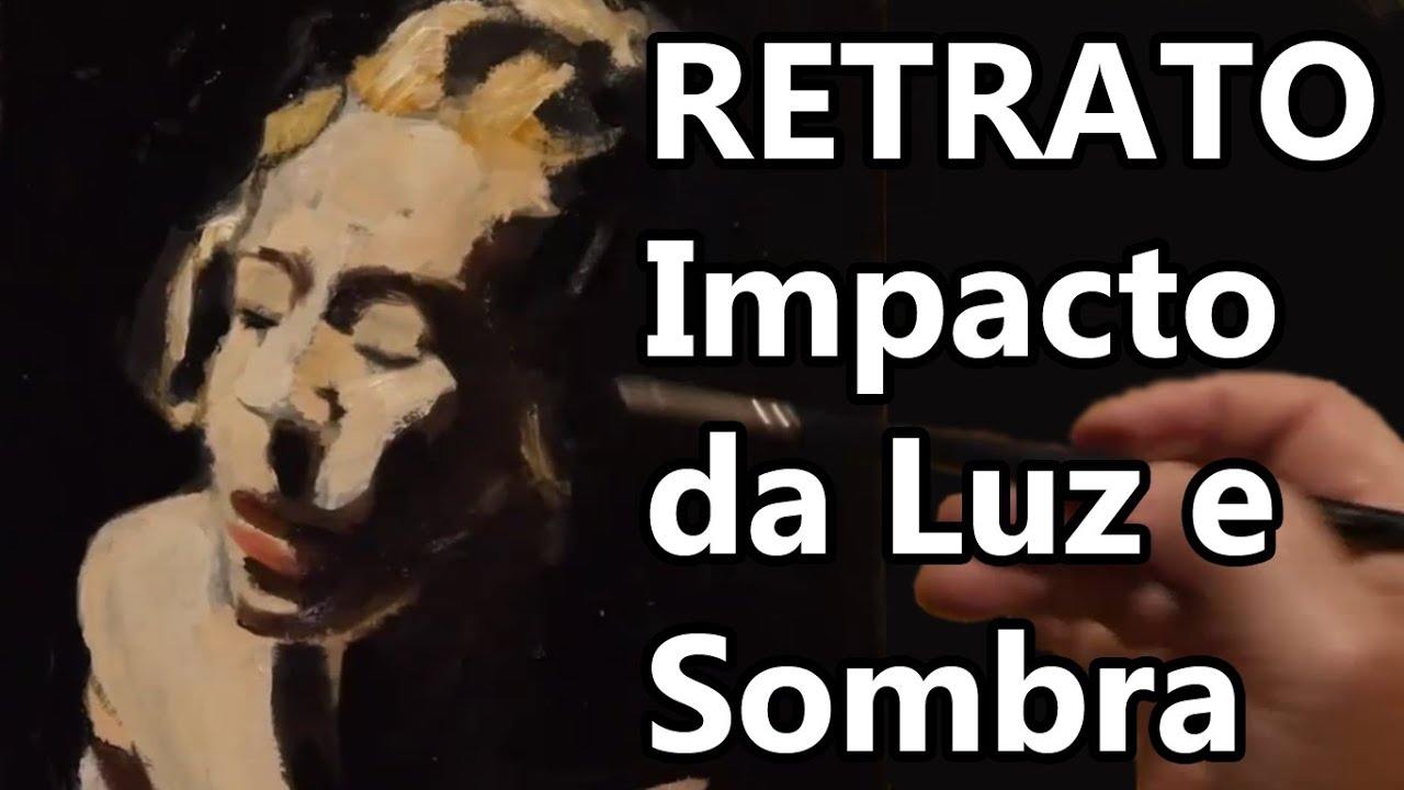 Como Pintar Retratos a Óleo com Efeito Dramático de Luz – Tutorial Completo e prático.