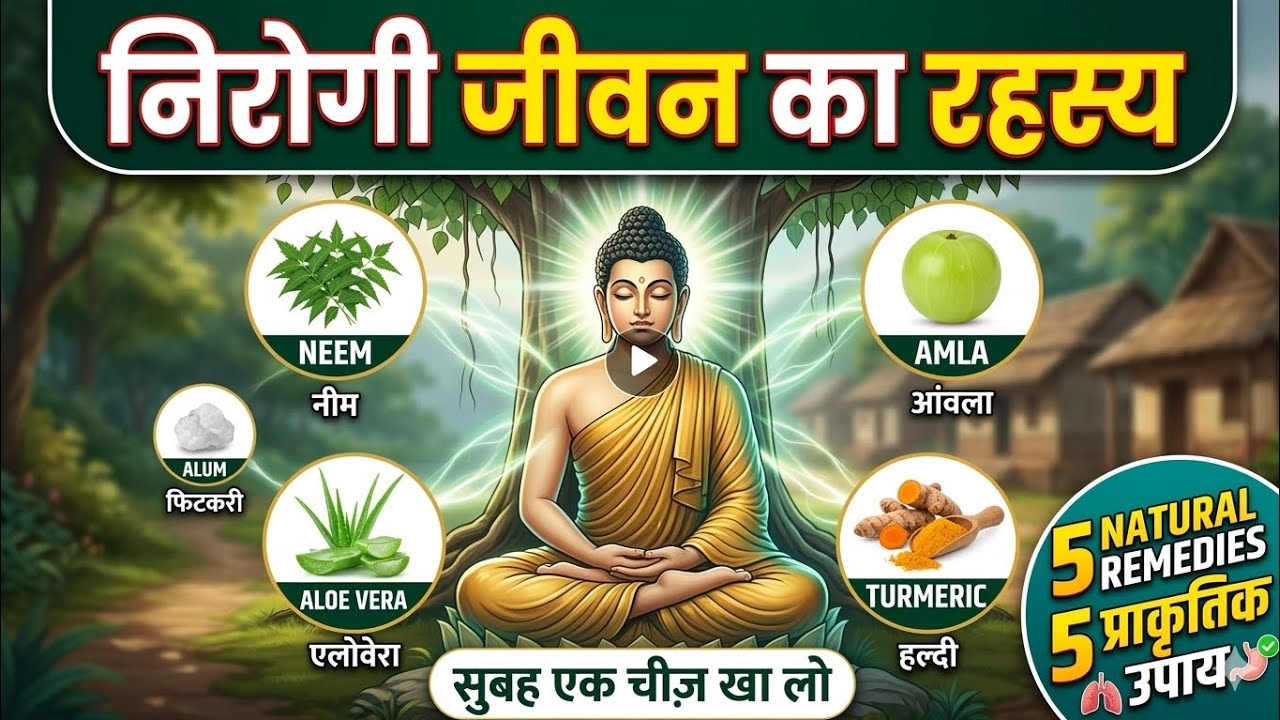 सुबह उठते ही यह 1 चीज़ खालो, कभी बीमार नहीं पड़ोगे | Gautam Buddha Story On Healthy Body Secret