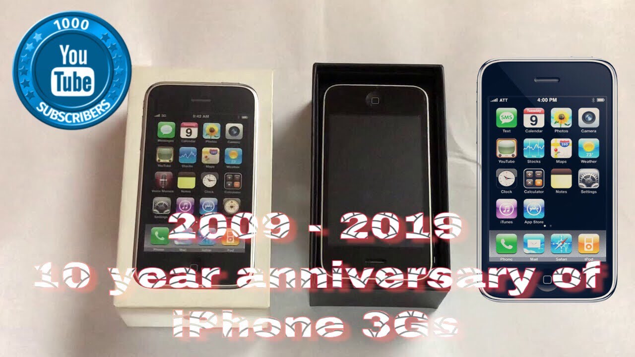 iPhone 3Gs Revisited (2019) + 1000 subs