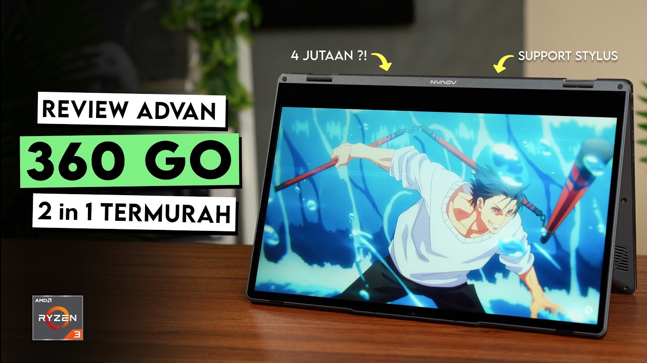 Review Advan 360 Go | Laptop 2-in-1 TERMURAH Mulai 4 JUTAAN!