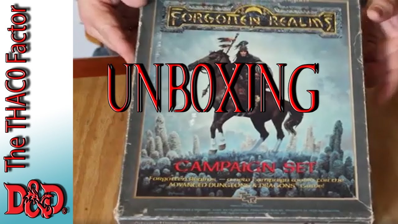 Forgotten Realms 1987 Original Campaign Setting Grey Box | eBay find