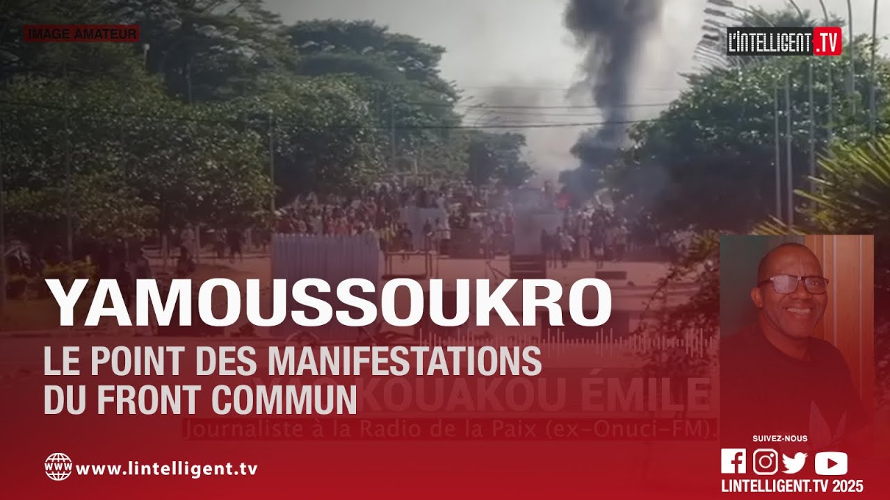 Yamoussoukro : le point des manifestations du Front commun