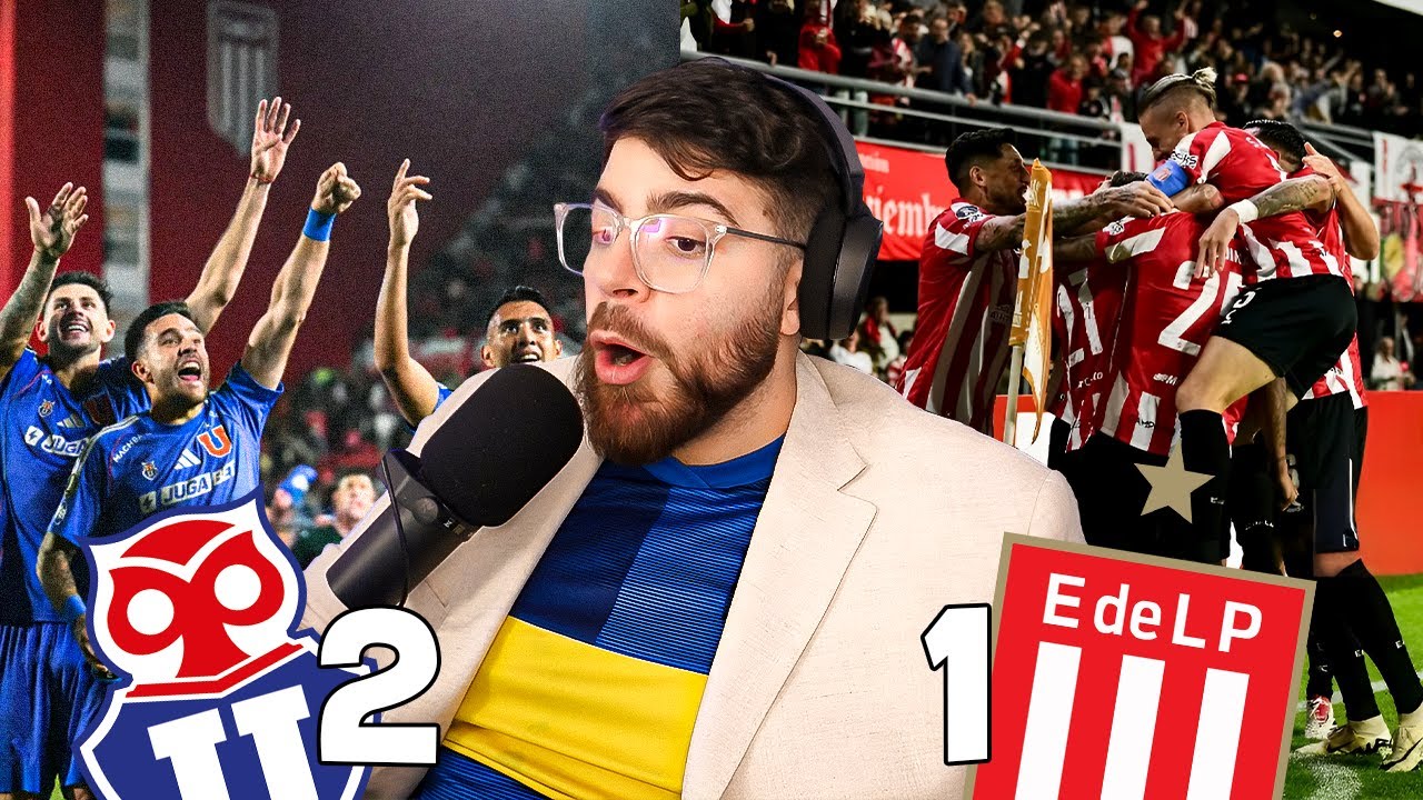 🔥⚽ ¡TRIUNFAZO DE LA U DE CHILE ANTE ESTUDIANTES! 2-1 EN LIBERTADORES 💥