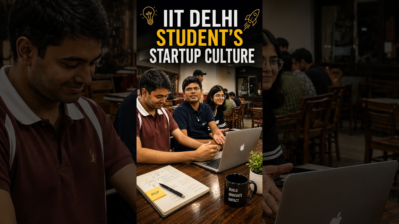 IIT Delhi Student&rsquo;s Startup Success Story| IIT Status #shorts