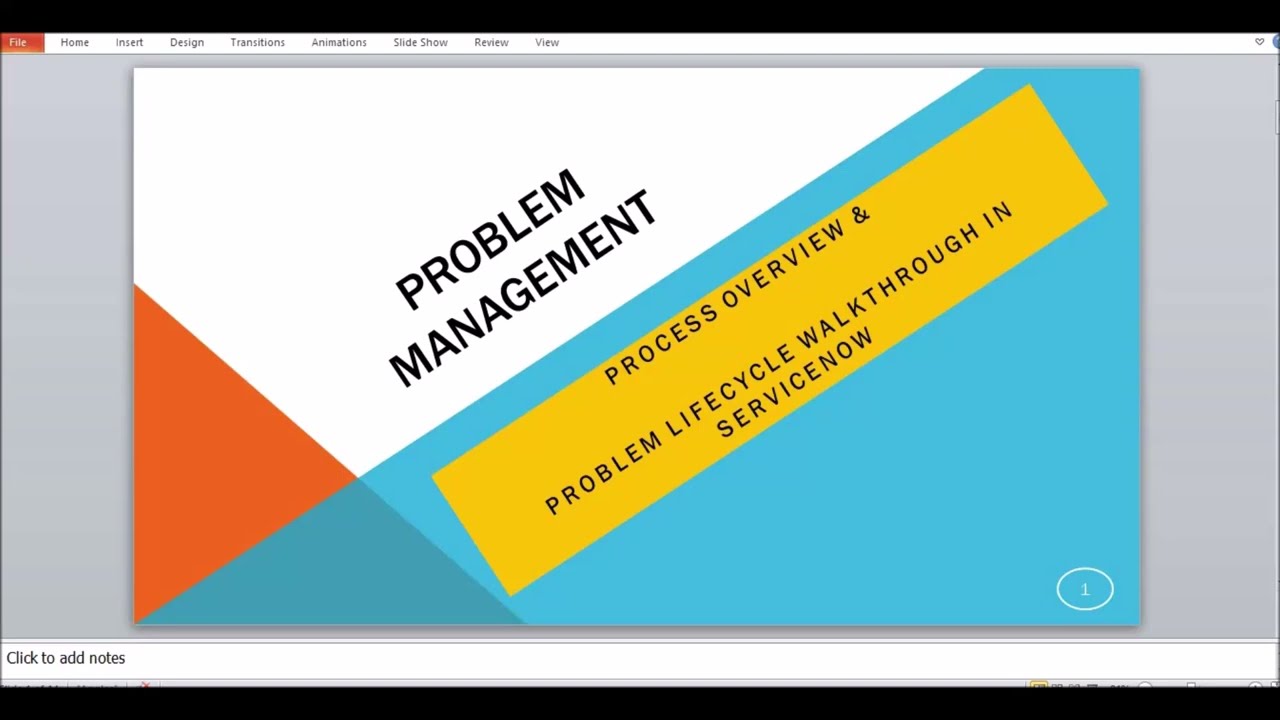 Problem Management process and ServiceNow walkthrough