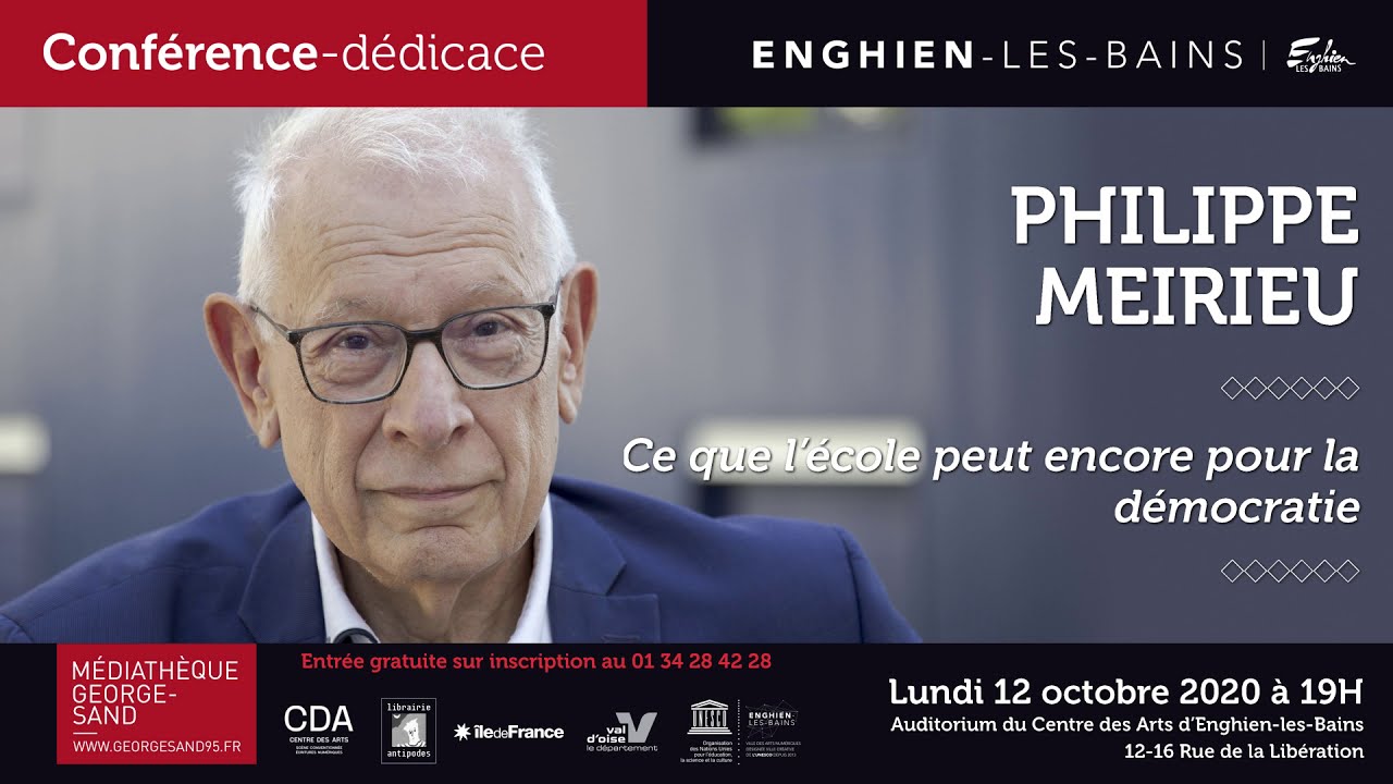 Conférence-dédicace de Philippe Meirieu