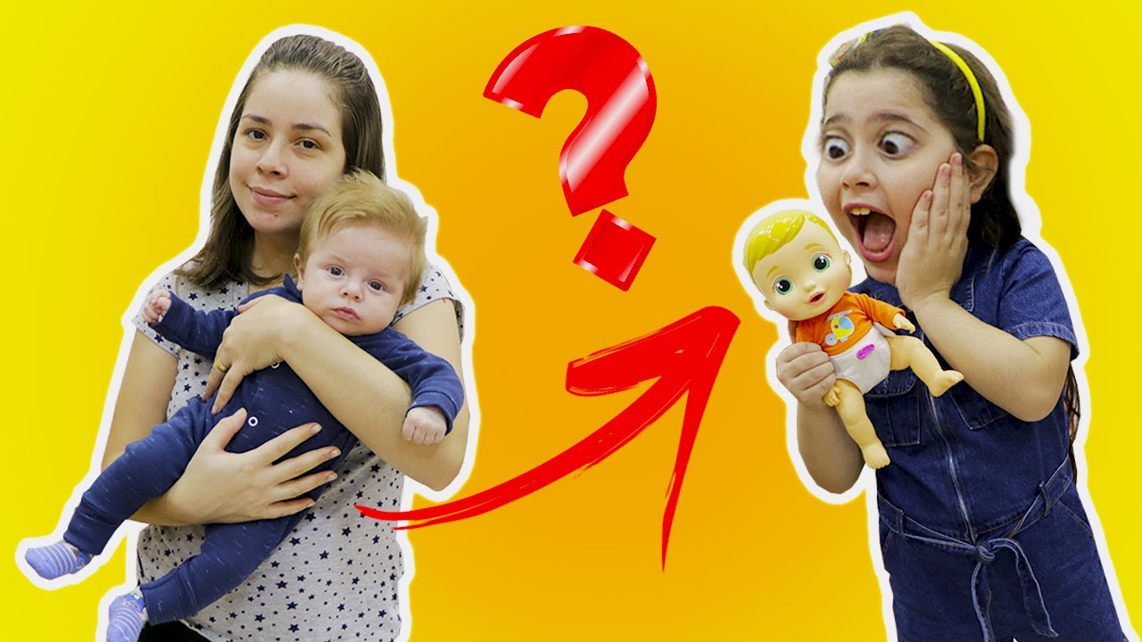 Meu Irm&atilde;o VIROU UM BONECO em uma historia engra&ccedil;ada