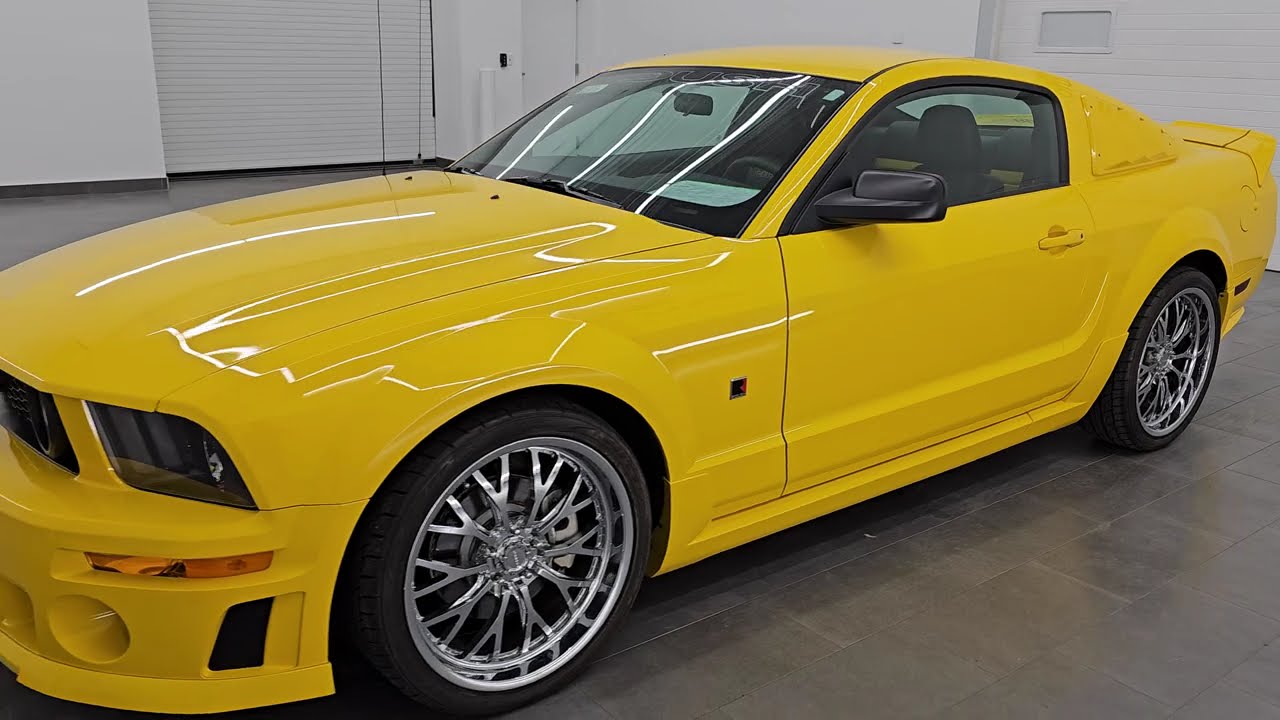 2005 FORD MUSTANG GT ROUSH SCREAMING YELLOW 4K WALKAROUND 16309Z