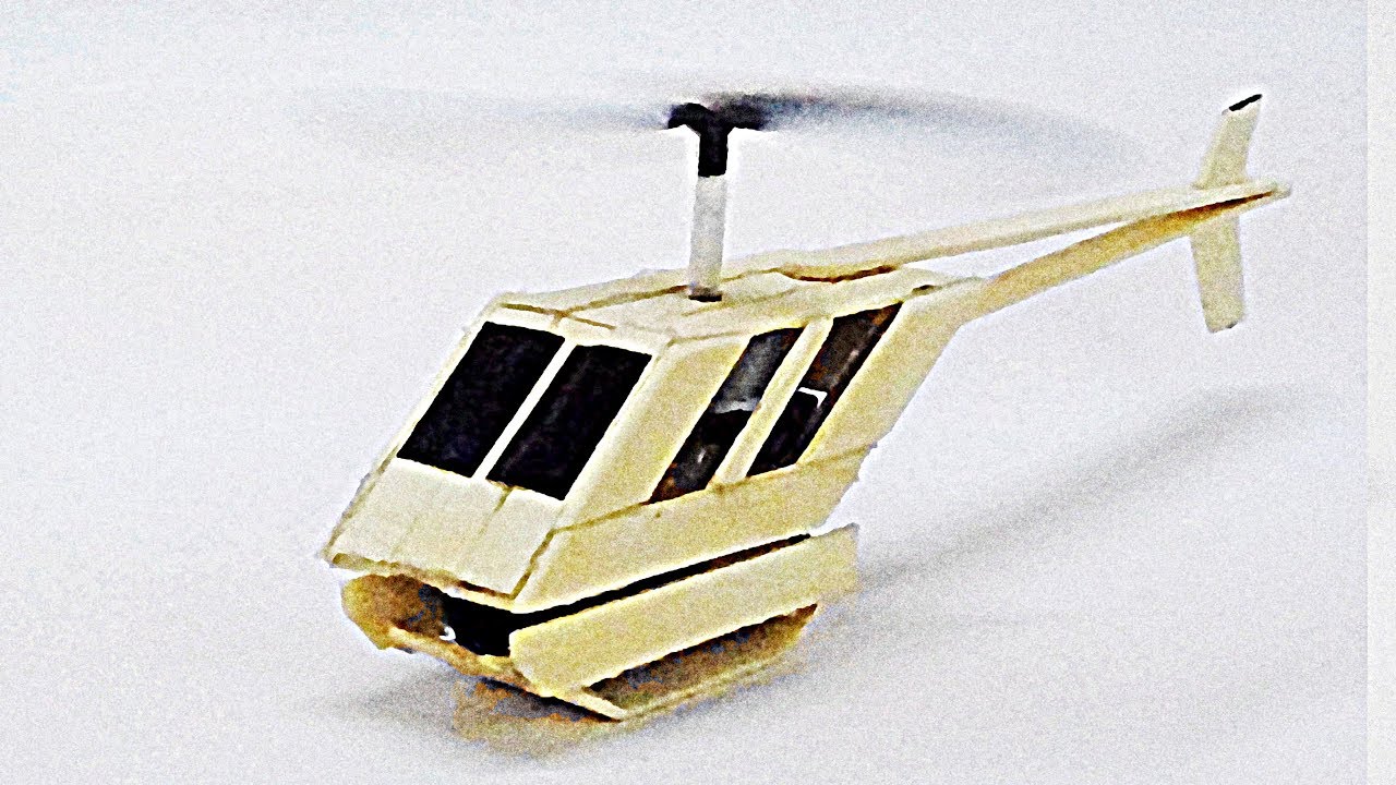 How to make a Helicopter Using Ice Cream Stick