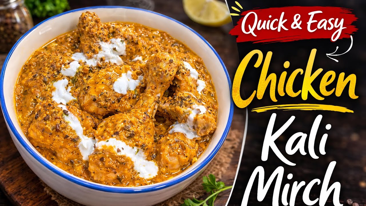 Restaurant Style Chicken Kali Mirch | Easy Ramadan Recipe |