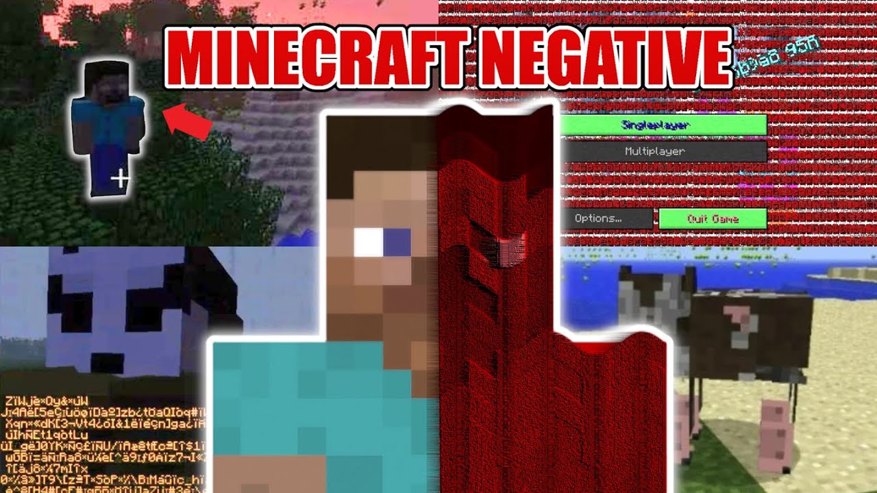 Spiele NIEMALS Minecraft NEGATIVE! (Verfluchte Version)