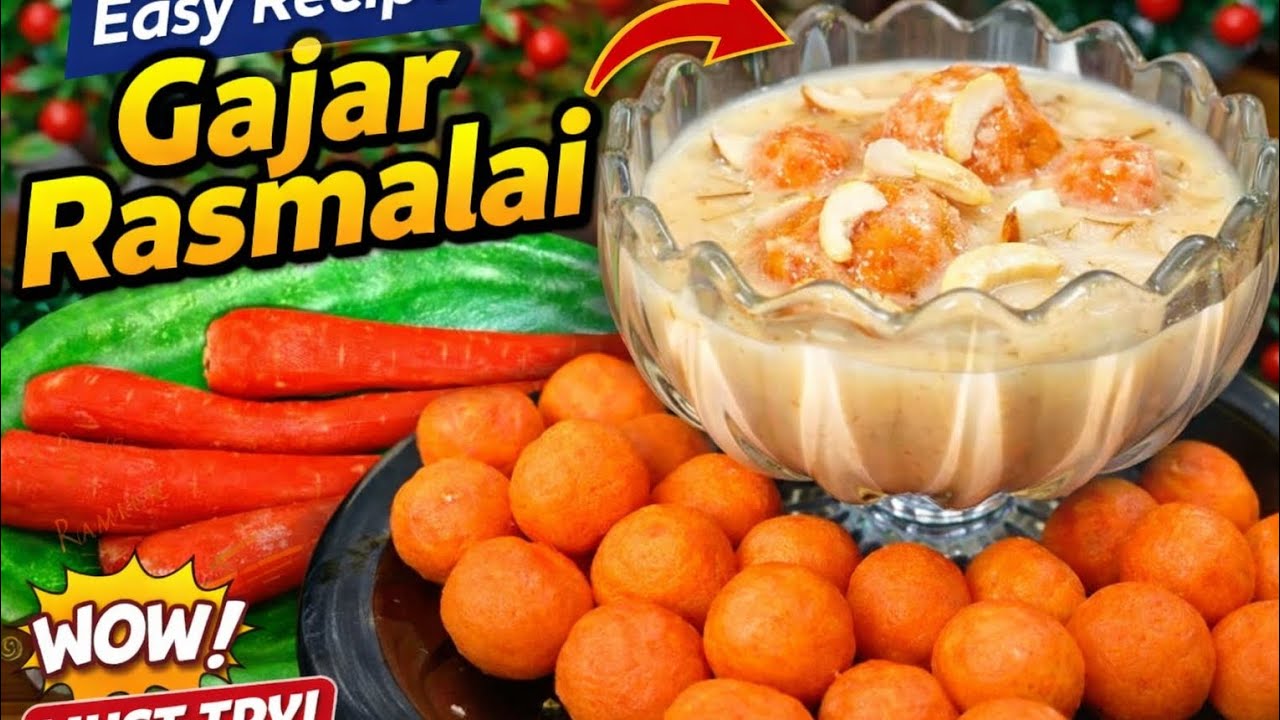 सर्दियाँ चली गयी तो पछताओगे  साल भर ये नहीं खा🤤🤤😋 पाओगे |Carrot Sweet,Rasbhri Recipe |Rasmalai