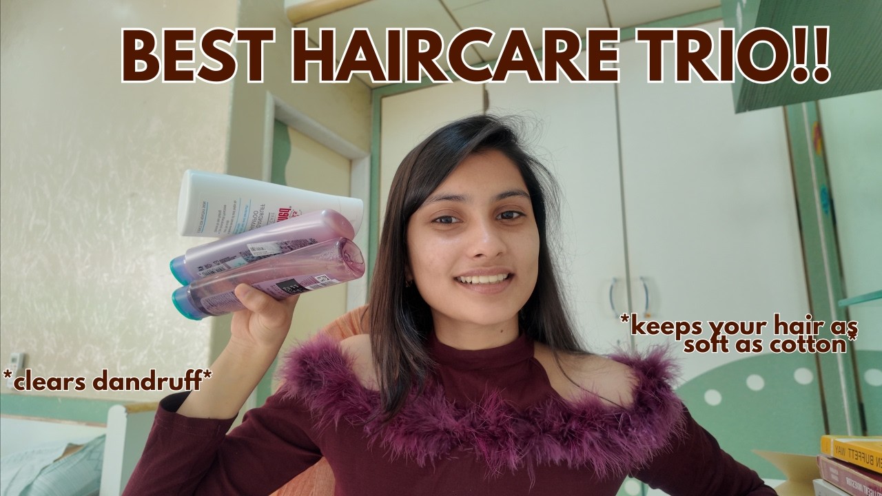 Zero Hair Fall Routine | Sebamed + L'Oreal Hyaluron Pure Review | Oily Dandruff Scalp