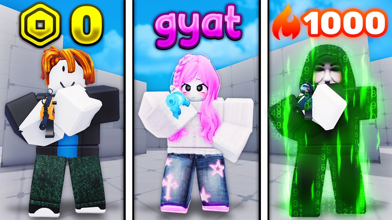 20 различных типов игроков Roblox Rivals..