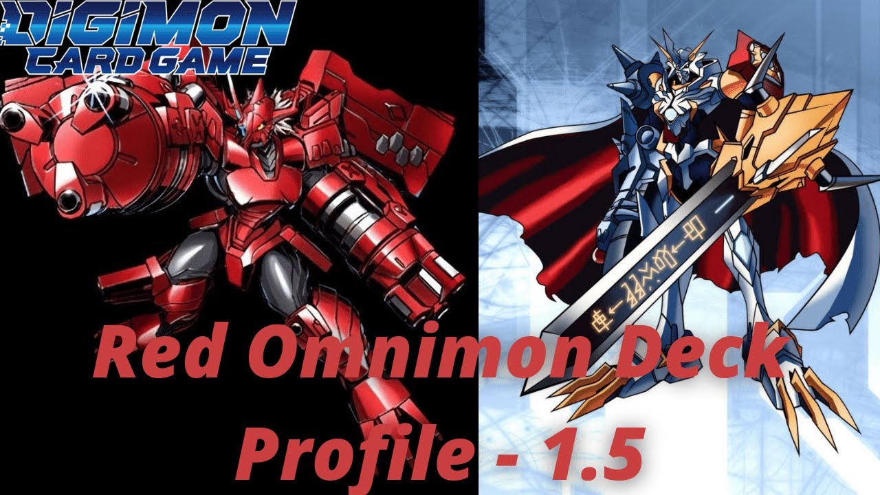 Red Omnimon 1.5 Deck Profile w/ Tournament Report and Updated Improvements