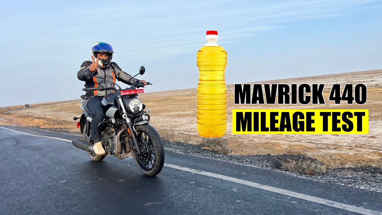 Hero Maverick 440 mileage test socking result