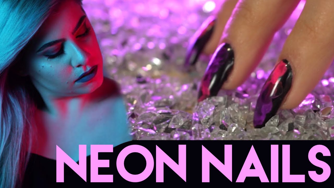 Έγιναν καπνιστά τα νύχια μου!🤣 | Neon Nails | BLACK VELOUR