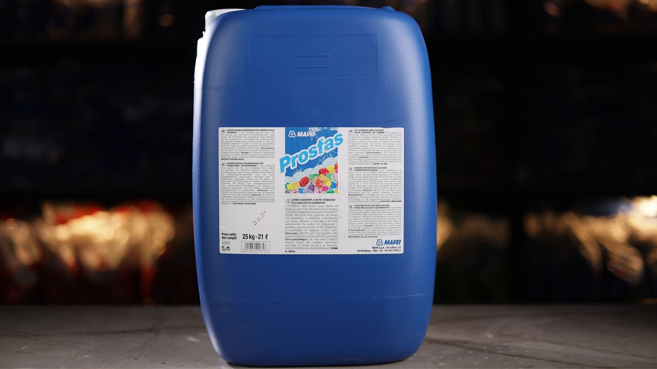 Всі тонкості роботи з грунтовкою Prosfas Mapei
