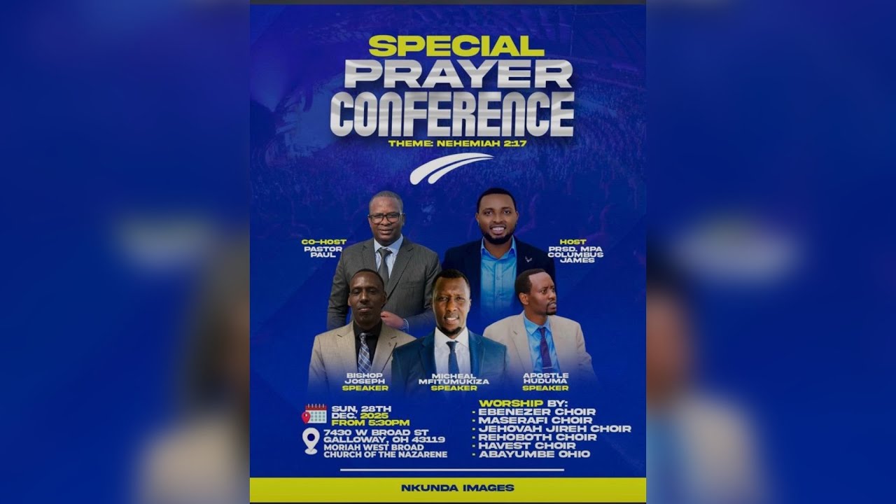 Special prayer conference 12-28-2025