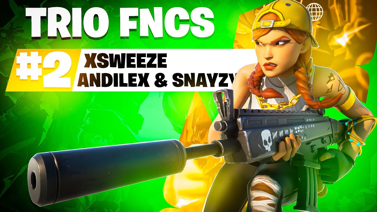 2ND Place on FNCS Trio (Open) 🏆 w/ Snayzy & Andilex | Xsweeze