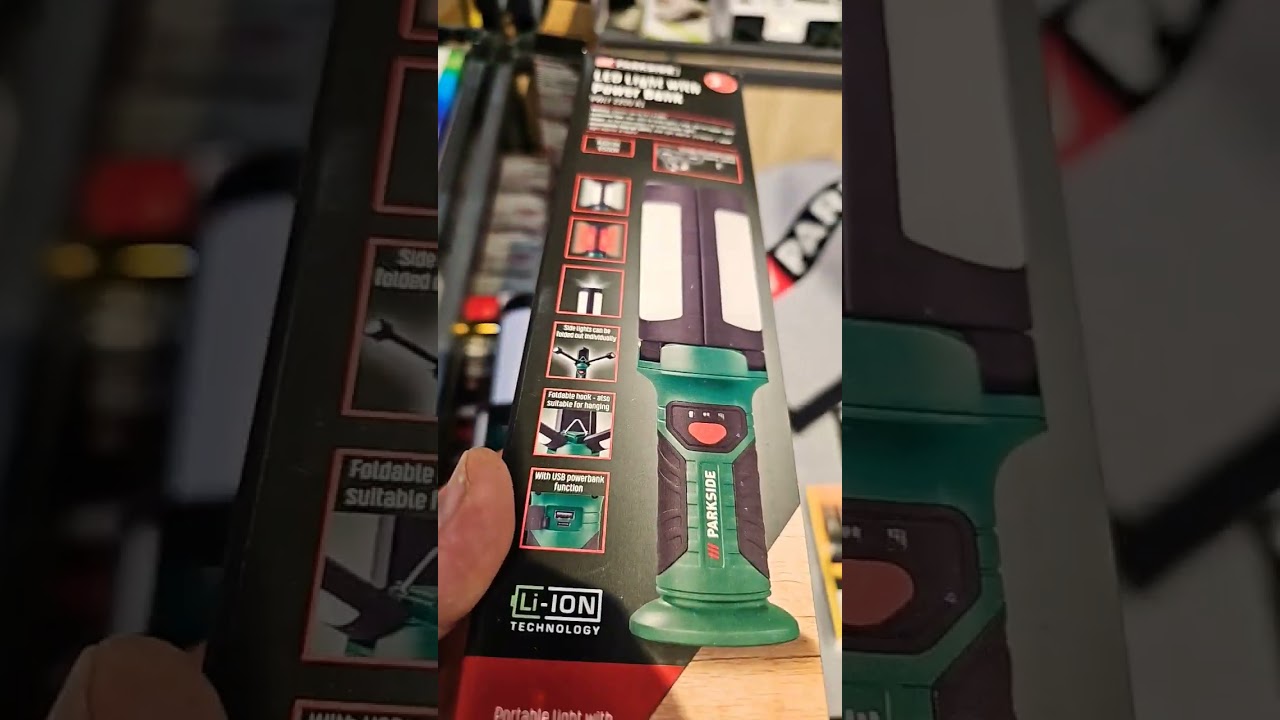 #cool #led #lamp #parkside #lidl #light with #power #bank. #gadgets
