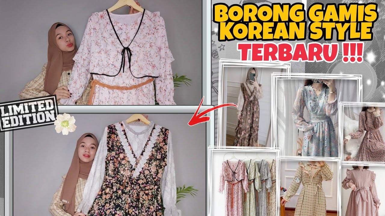 SHOPEE HAUL GAMIS KOREAN STYLE LIMITED EDITION !!!