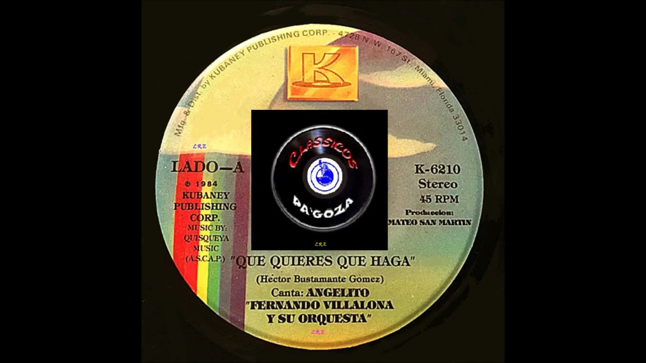 ANGELITO VILLALONA - QUE QUIERES QUE HAGA (1984) L.R.E.