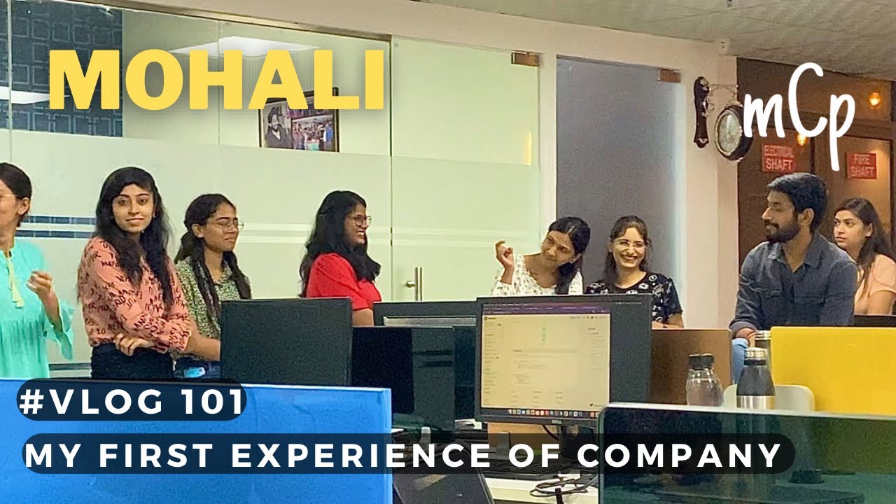 The company's experience | First Time | Mohali | #vlog 101