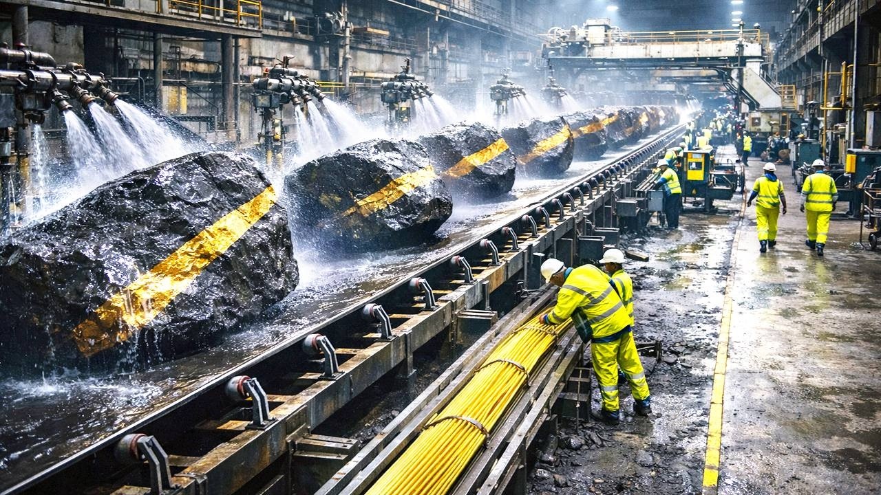KAKO se PROIZVODI METAL IZ PAKLA | PROCES KOJI NIKADA NISTE VIDJELI