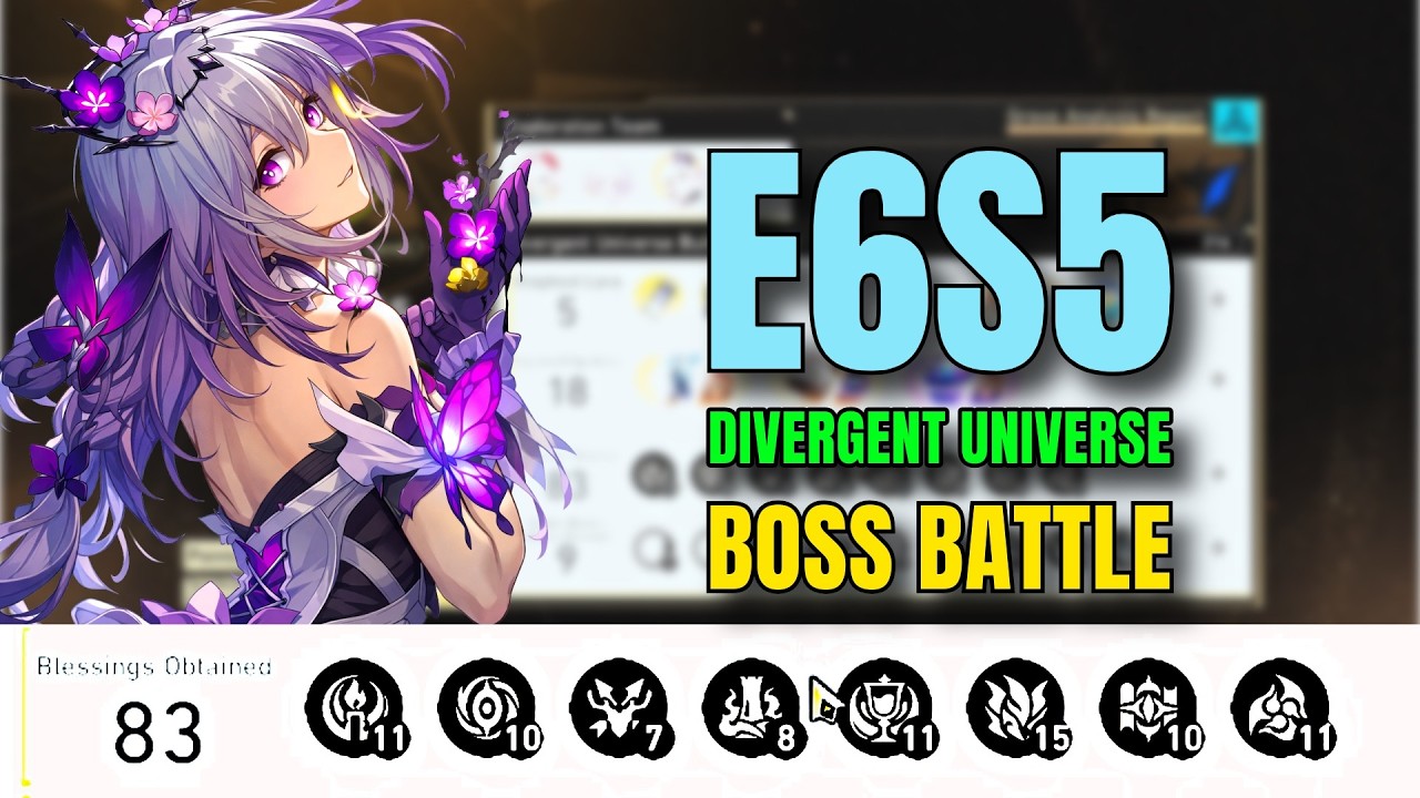 E6S5 Castorice x E6S5 Evernight with 83 Blessings - Cyclical Diff V6 Divergent Universe | HSR
