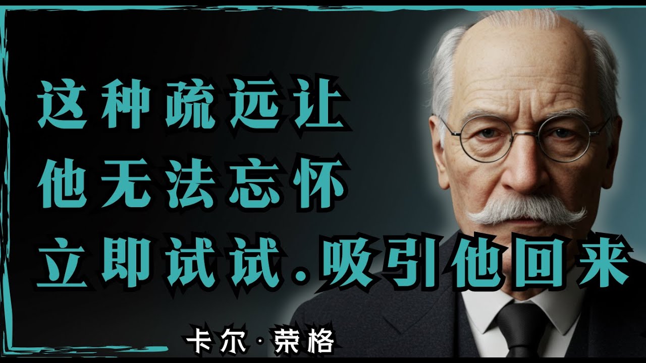 这种距离不是疏远，而是让他痴迷回归的秘密 | 卡尔·荣格