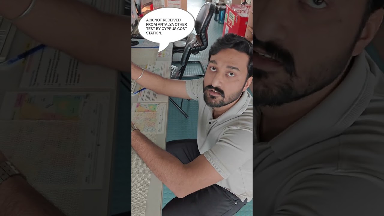 HOW TO TEST ?📡 MF/HF DSC TEST CALL WITH COAST STATION.#mariners #SHIP#navigation #youtubeindia #sea 