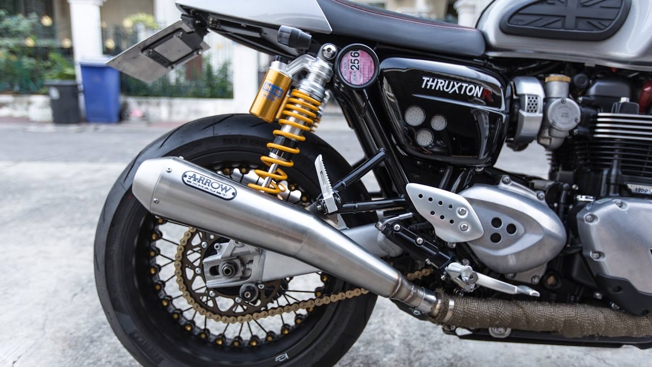 พี่แว่นพาแว๊น 1 : มาชมรถคันนี้ที่จะพาพี่แว่นไปหาของกินตามที่ต่างๆครับ Triumph Thruxton 1200R