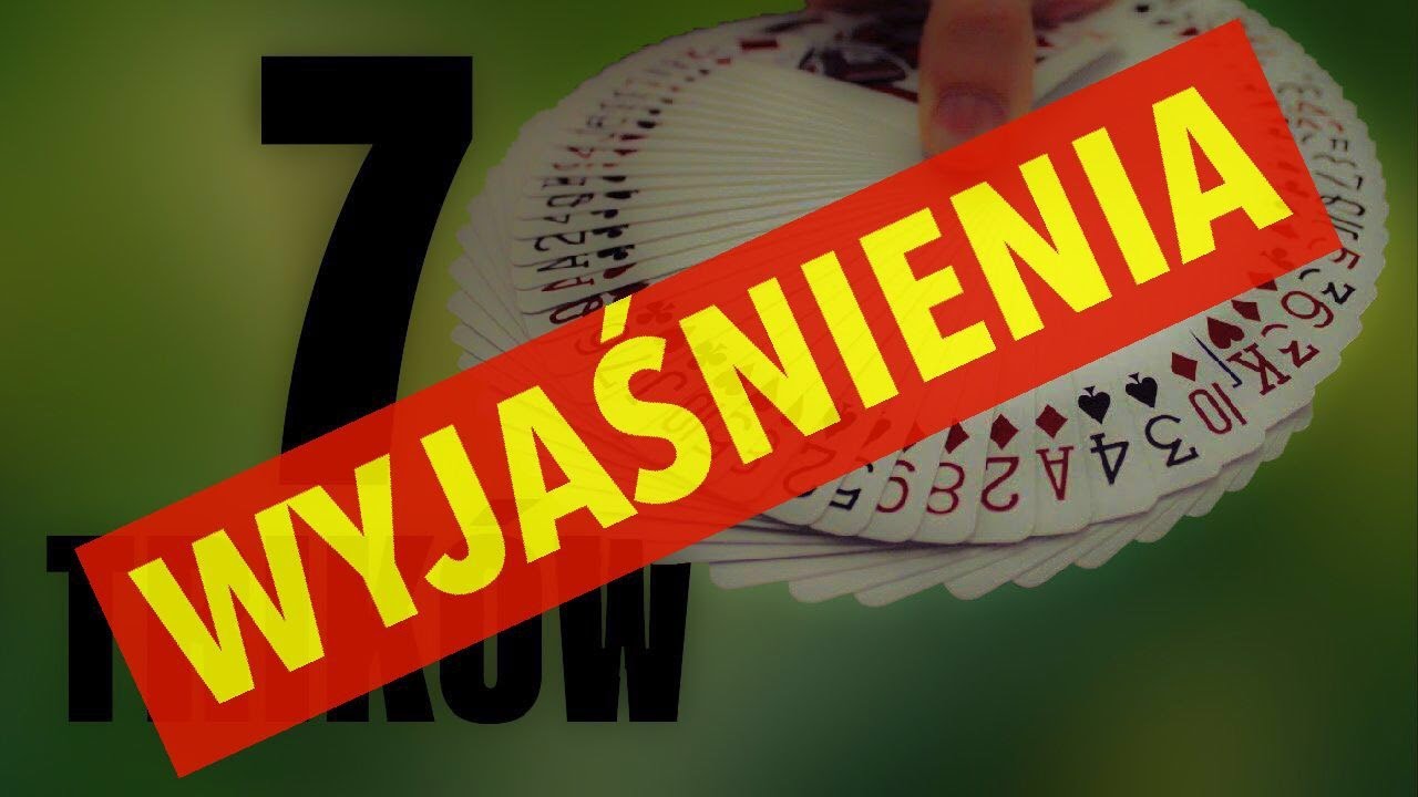 WYJAŚNIAM 7 NIESAMOWITYCH TRIKÓW MAGICZNYCH Z KARTAMI!