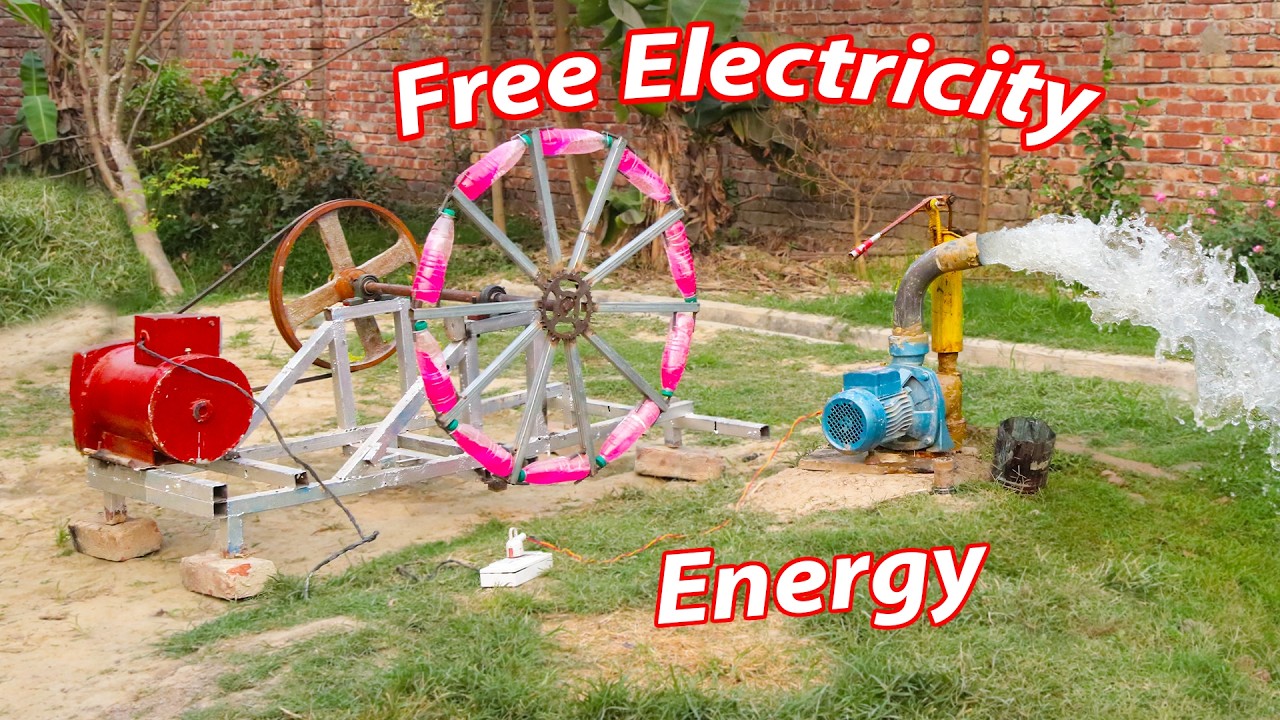 This man built a working generator by hand — pure genius at work ⚡