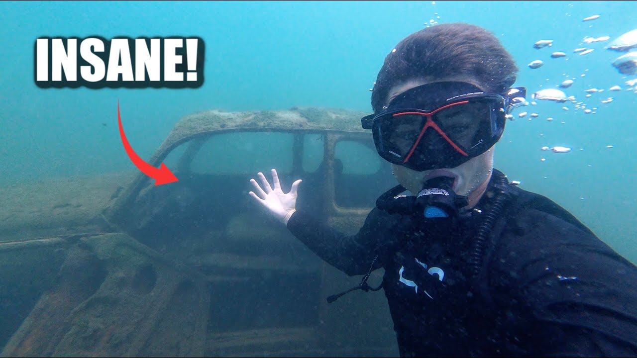 I FOUND LOST CARS AND BOATS UNDERWATER WHILE SCUBA DIVING!