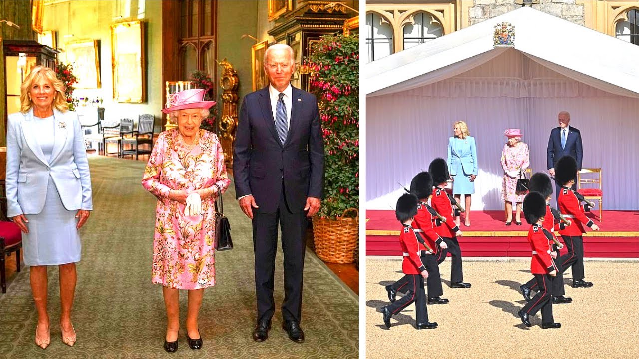The Queen meets Joe Biden as US President receives Guard of Honour in Windsor